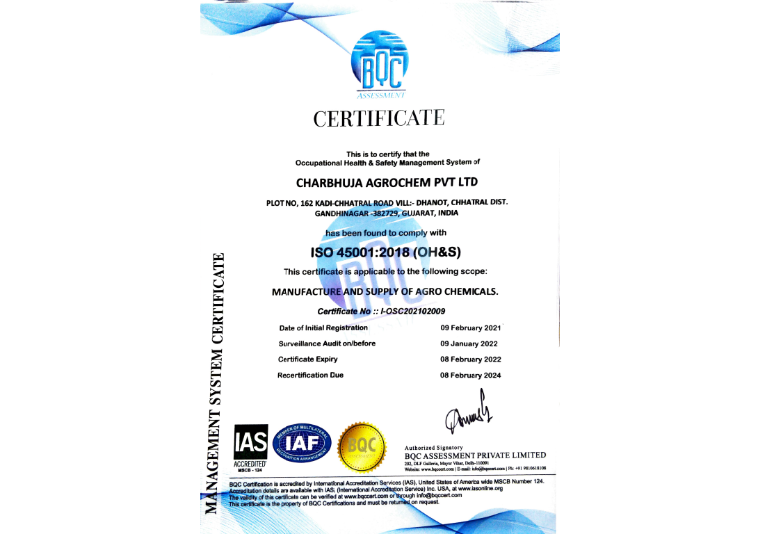 ISO Certification